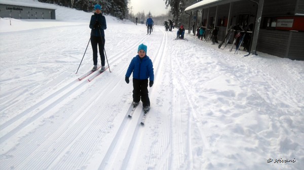 děti lyže